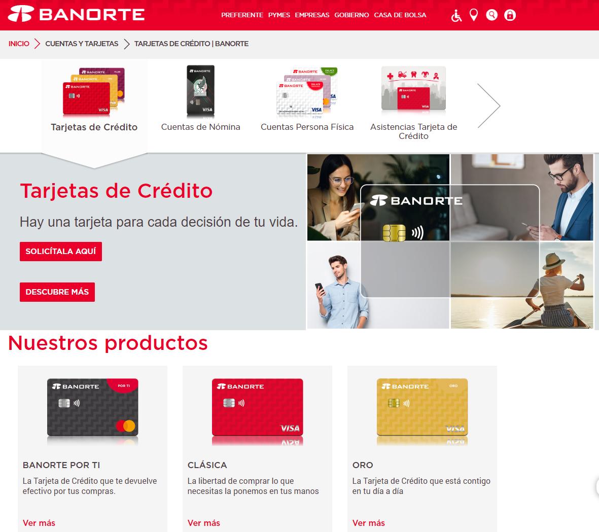 Cómo puedo solicitar la tarjeta de crédito Banorte Oro