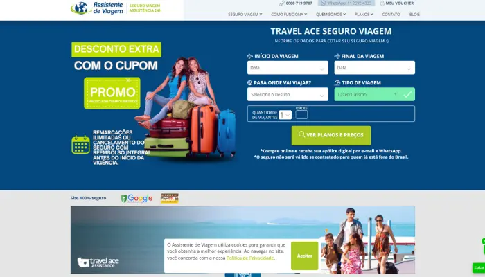 Seguro Viagem Travel Ace

