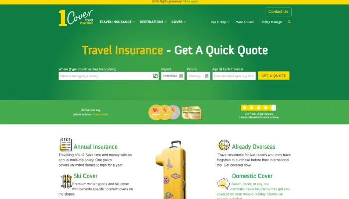 1Cover Travel Insurance
